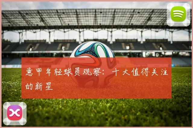 意甲年轻球员观察：十大值得关注的新星